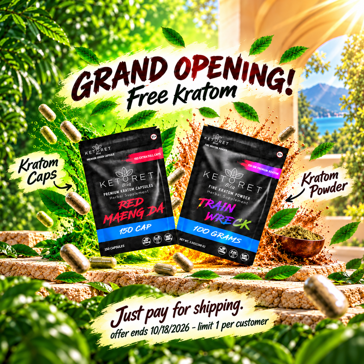 Free Kratom Welcome Bag