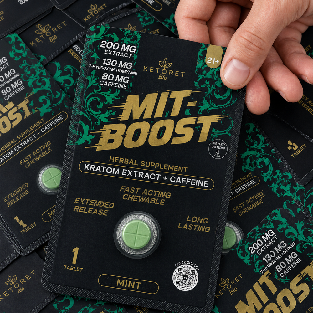 Kratom Caffeine Tablets – MIT Boost