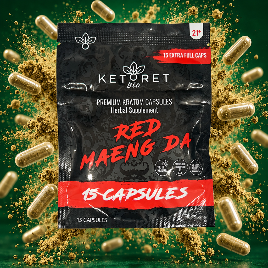 KETORET Bio Kratom Capsules – 15 Count