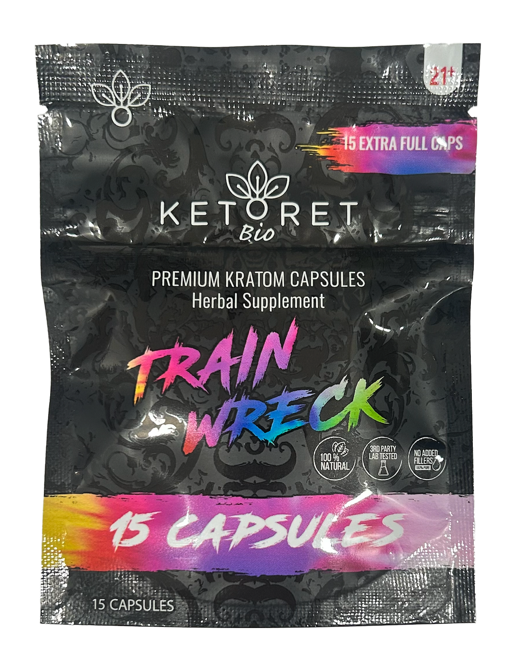 KETORET Bio Kratom Capsules – 15 Count