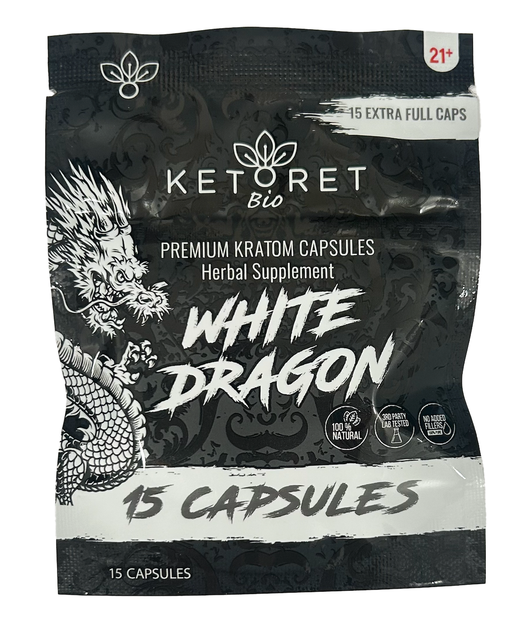 KETORET Bio Kratom Capsules – 15 Count