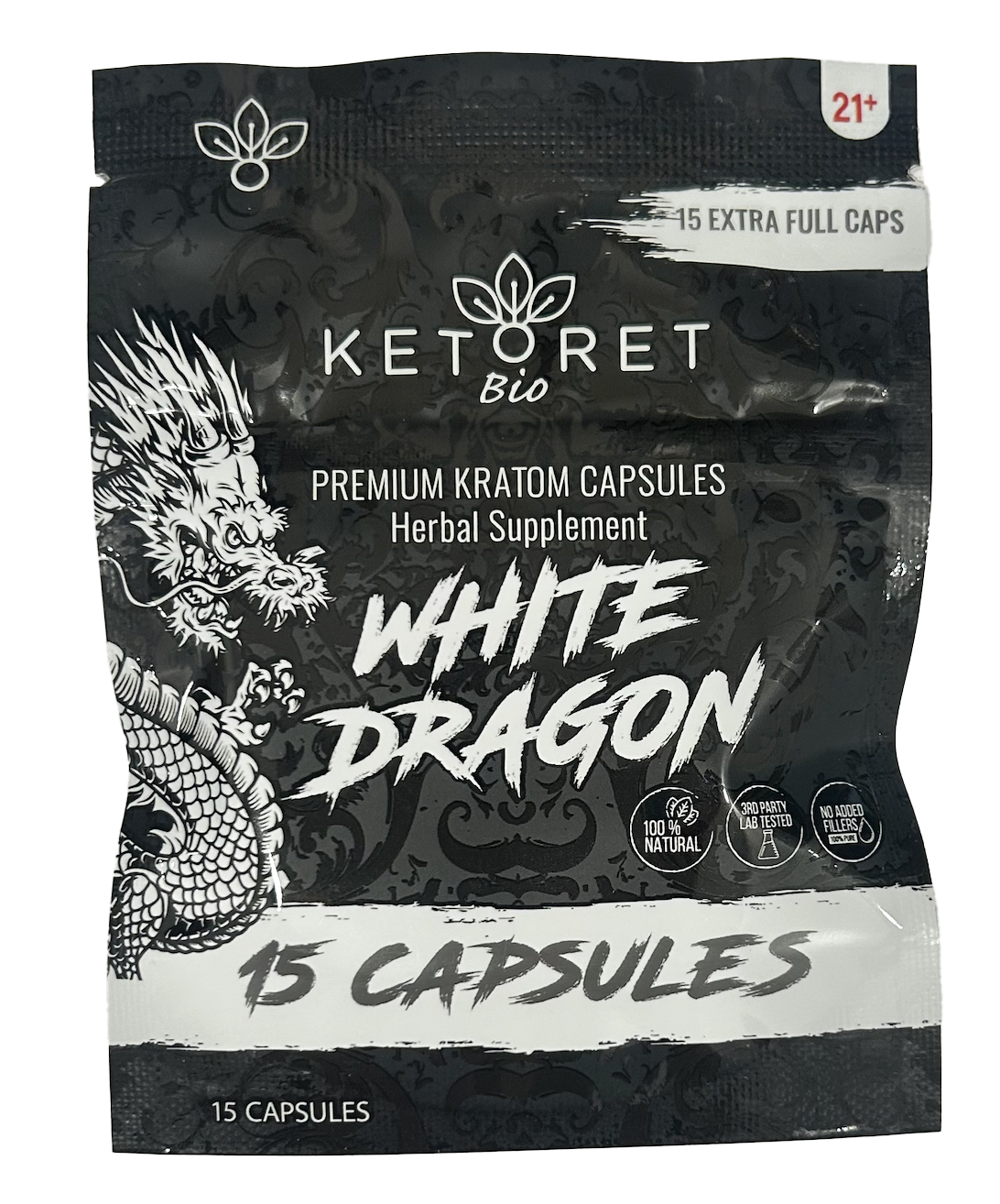 KETORET Bio Kratom Capsules – 15 Count