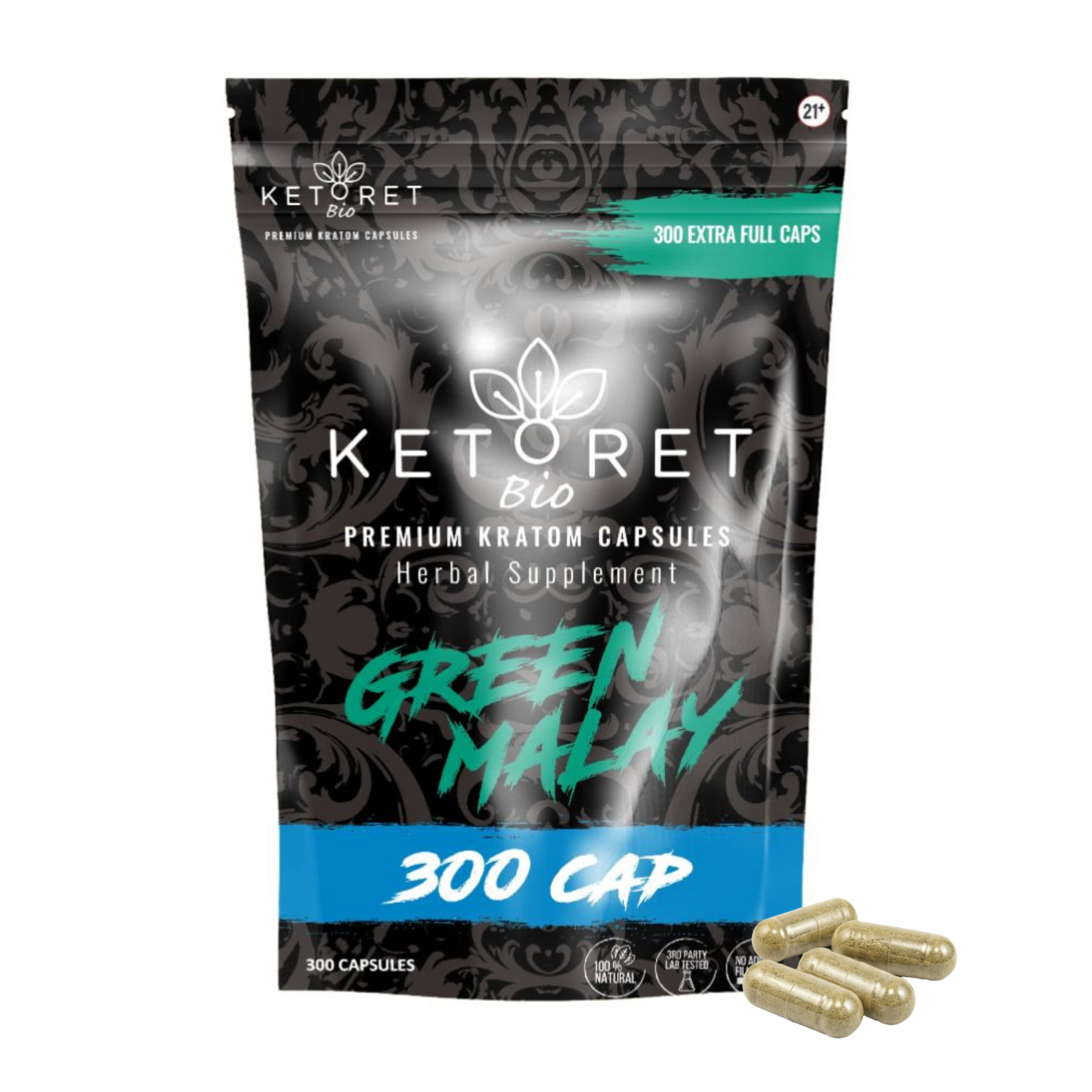 Green Malay Kratom Capsules