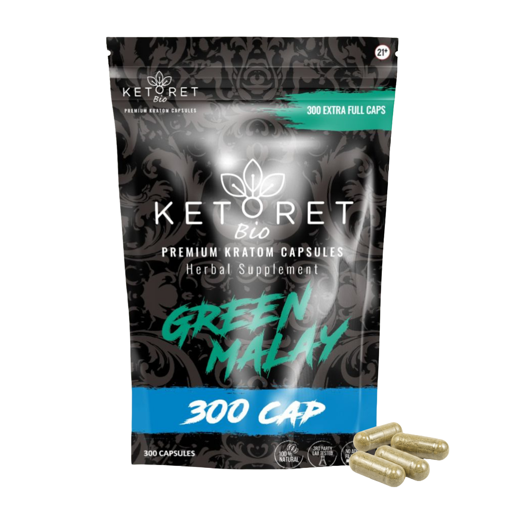 Green Malay Kratom Capsules
