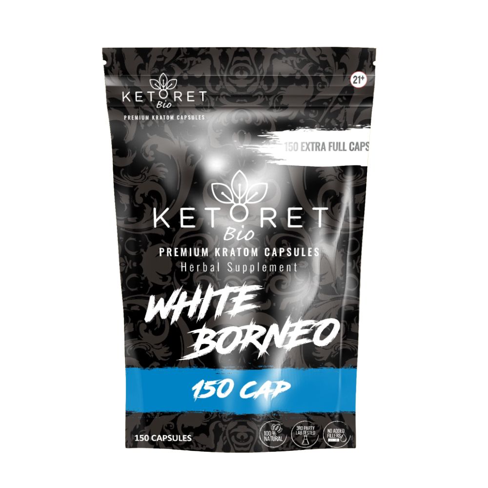 White Borneo Kratom Capsules
