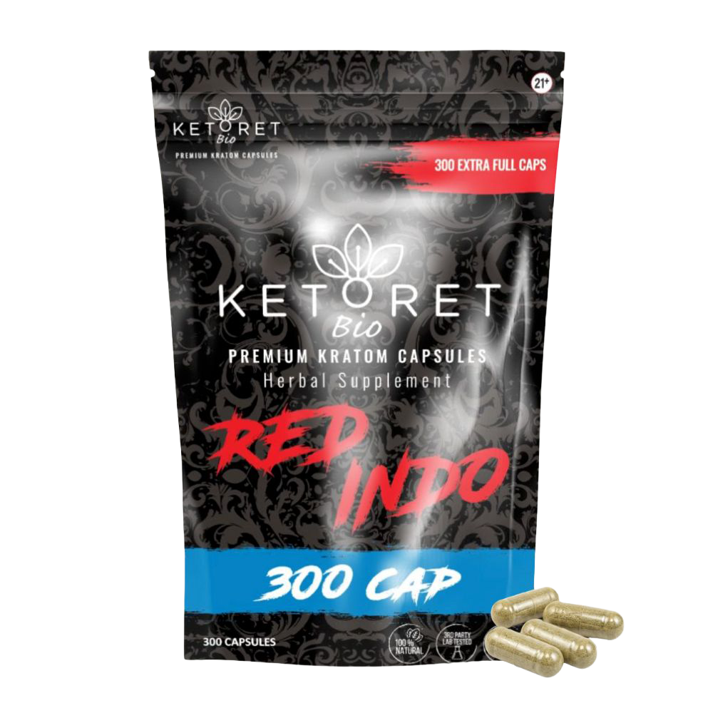 Red Indo Kratom Capsules