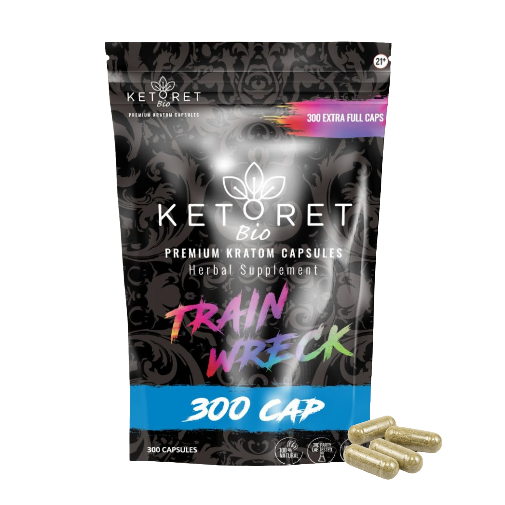 Trainwreck Kratom Capsules