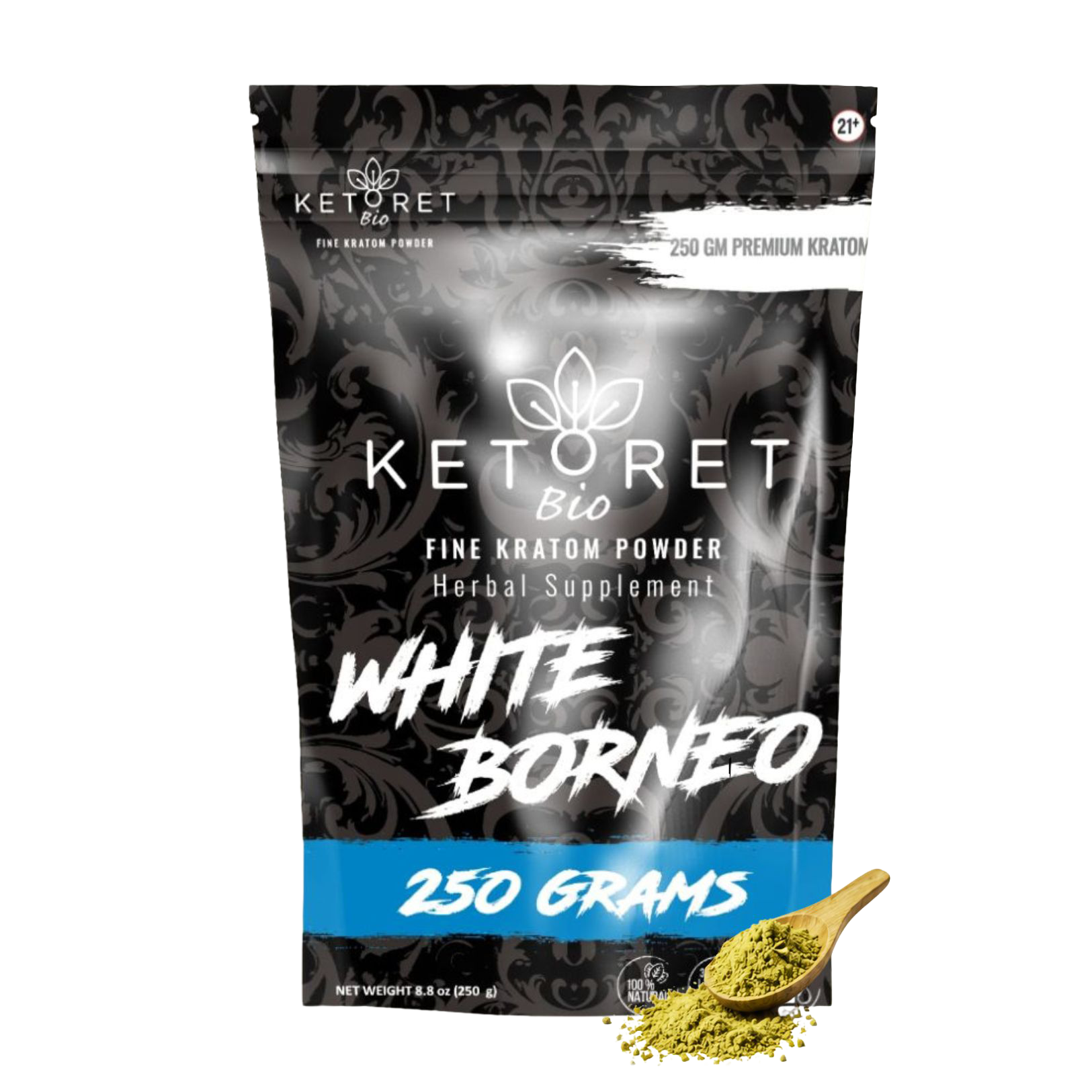 White Borneo Kratom Powder